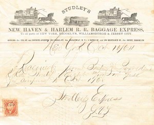 Studley's New Haven and Harlem R. R. Baggage Express